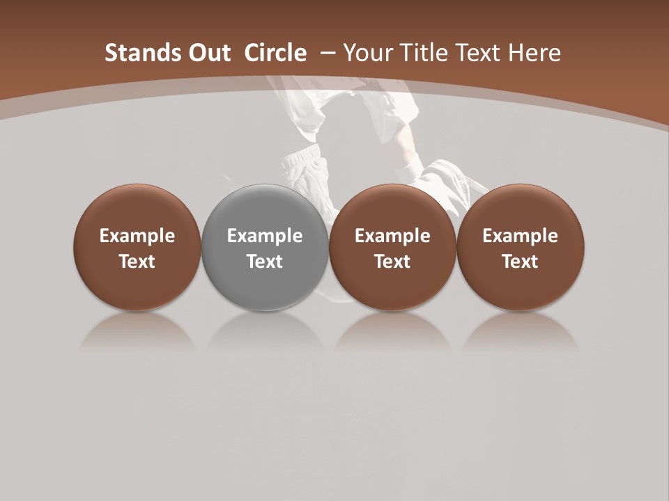 Performer Motion Breakdancer PowerPoint Template