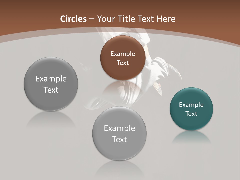 Performer Motion Breakdancer PowerPoint Template