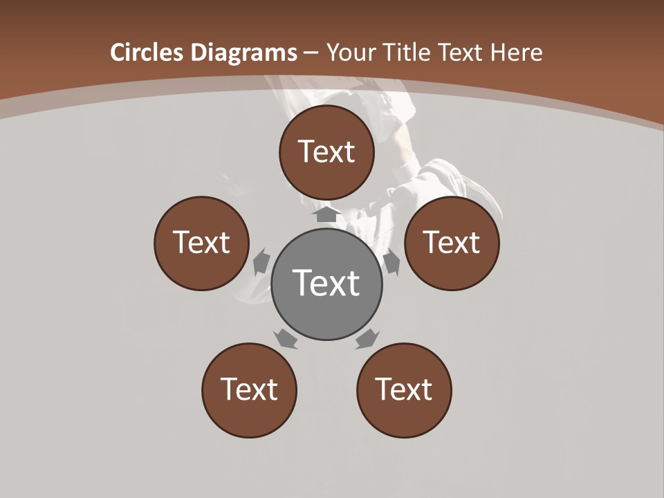 Performer Motion Breakdancer PowerPoint Template