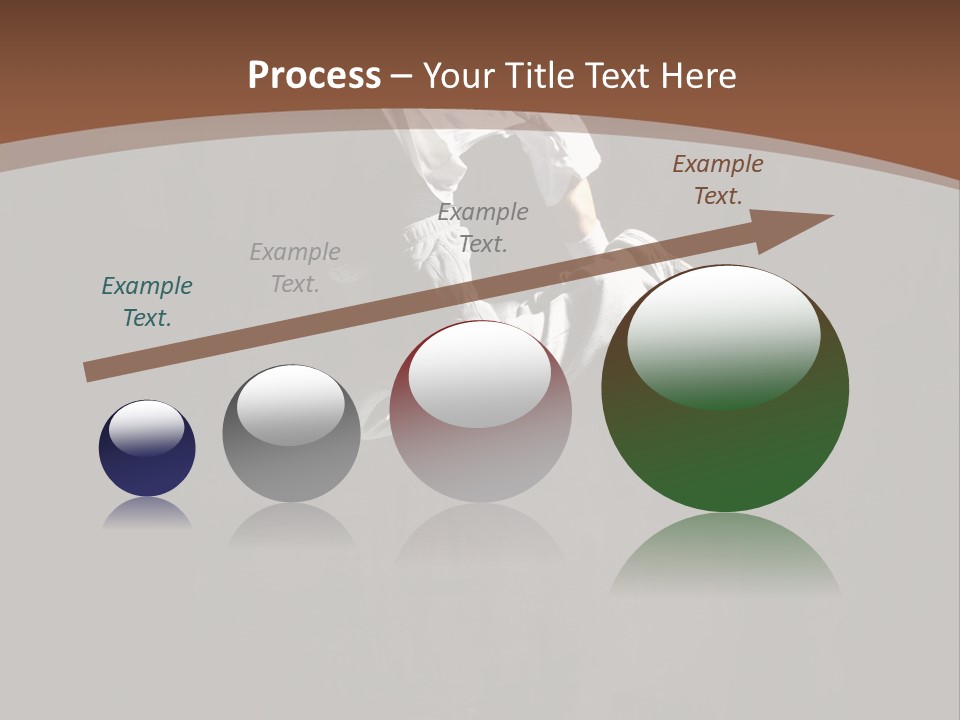 Performer Motion Breakdancer PowerPoint Template