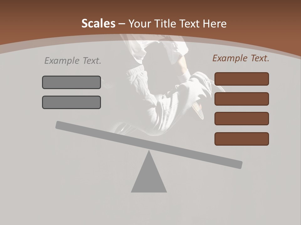 Performer Motion Breakdancer PowerPoint Template