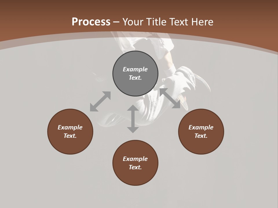 Performer Motion Breakdancer PowerPoint Template