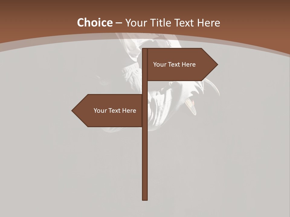 Performer Motion Breakdancer PowerPoint Template