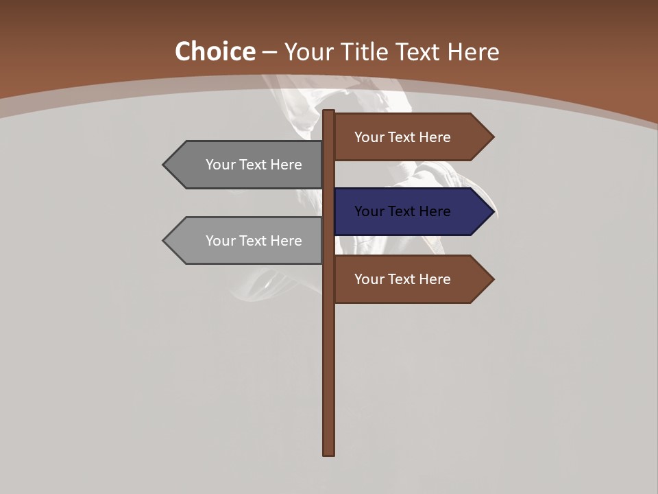 Performer Motion Breakdancer PowerPoint Template