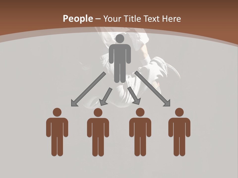 Performer Motion Breakdancer PowerPoint Template