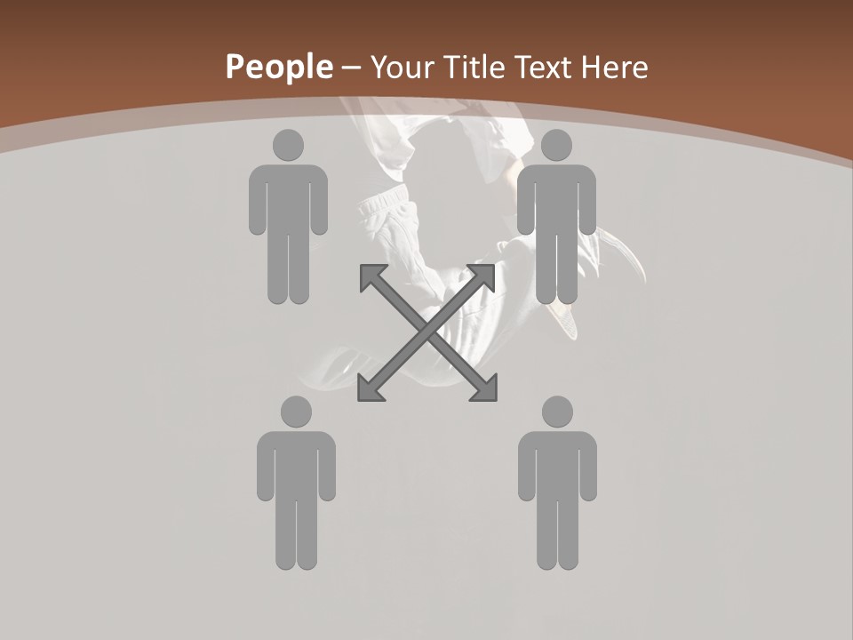 Performer Motion Breakdancer PowerPoint Template