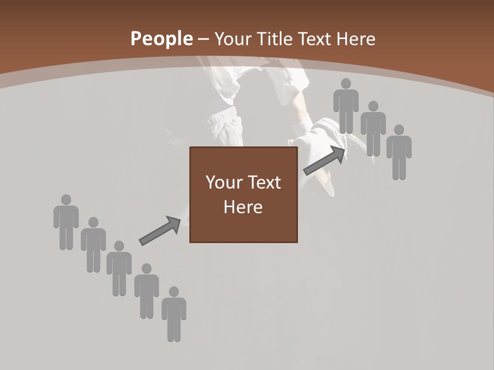 Performer Motion Breakdancer PowerPoint Template