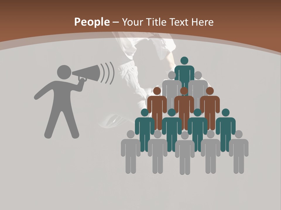 Performer Motion Breakdancer PowerPoint Template