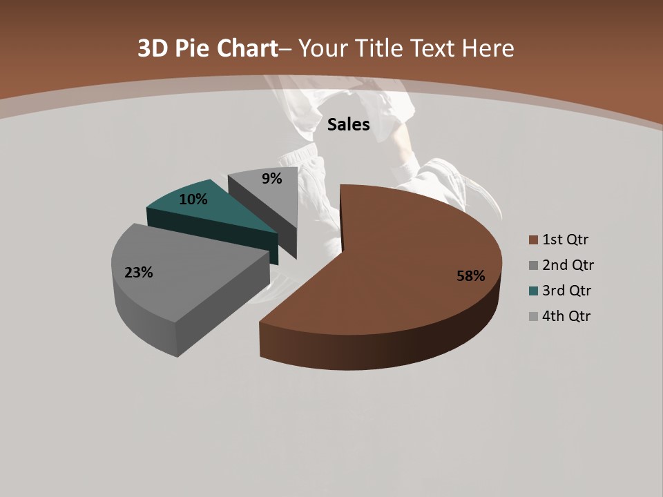 Performer Motion Breakdancer PowerPoint Template