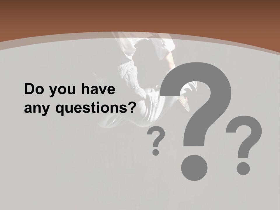 Performer Motion Breakdancer PowerPoint Template