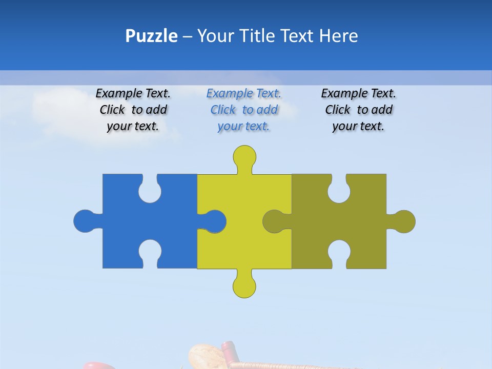 Picnic Basket And Wine PowerPoint Template