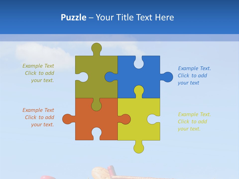 Picnic Basket And Wine PowerPoint Template