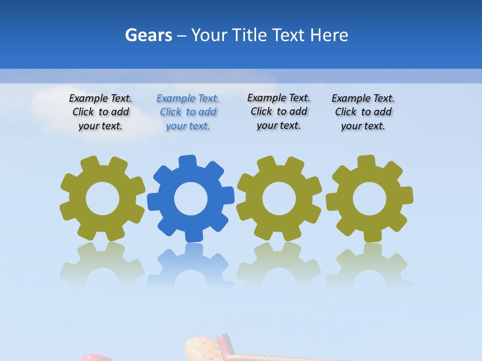 Picnic Basket And Wine PowerPoint Template