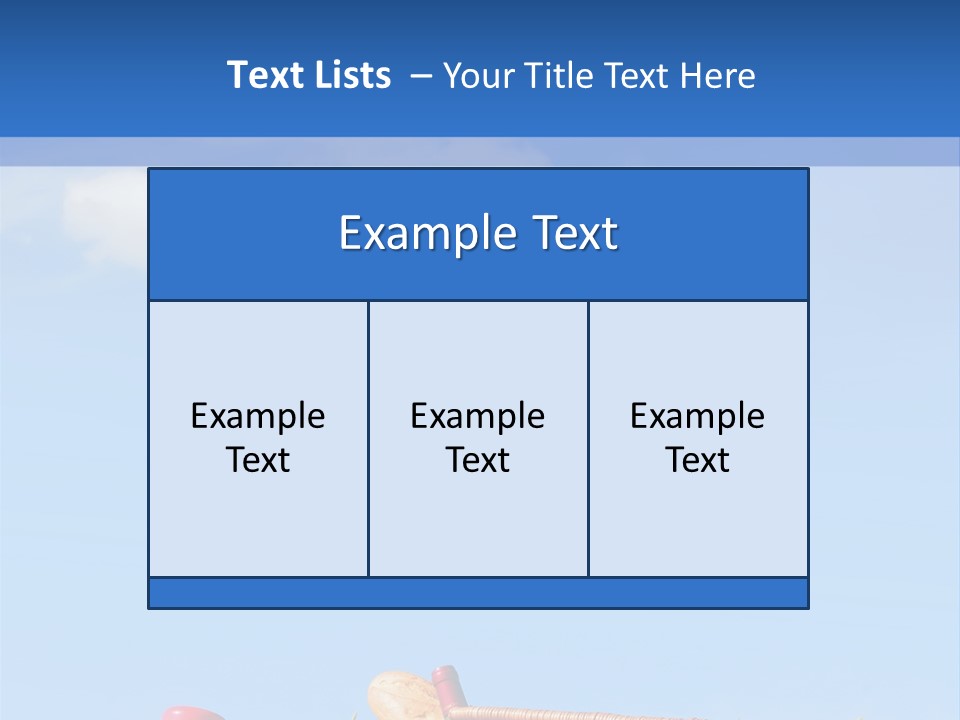 Picnic Basket And Wine PowerPoint Template