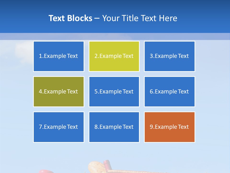 Picnic Basket And Wine PowerPoint Template