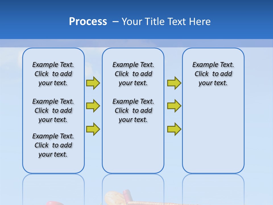 Picnic Basket And Wine PowerPoint Template