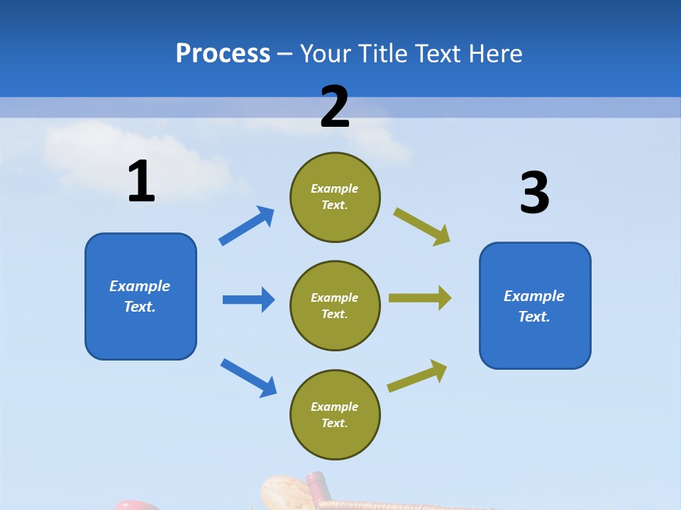 Picnic Basket And Wine PowerPoint Template