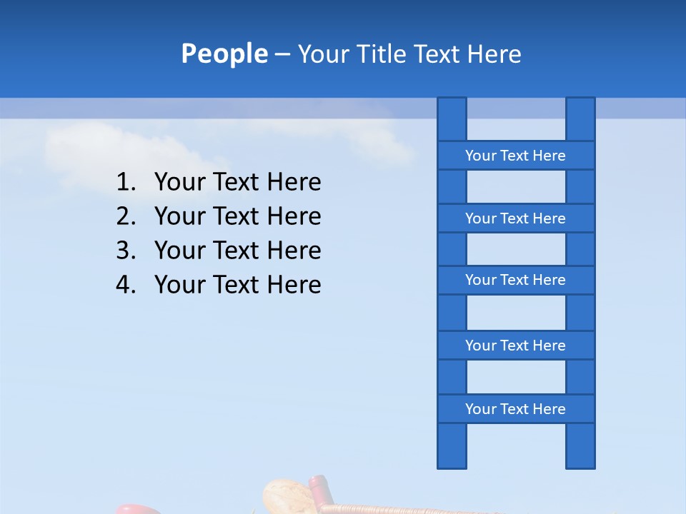 Picnic Basket And Wine PowerPoint Template