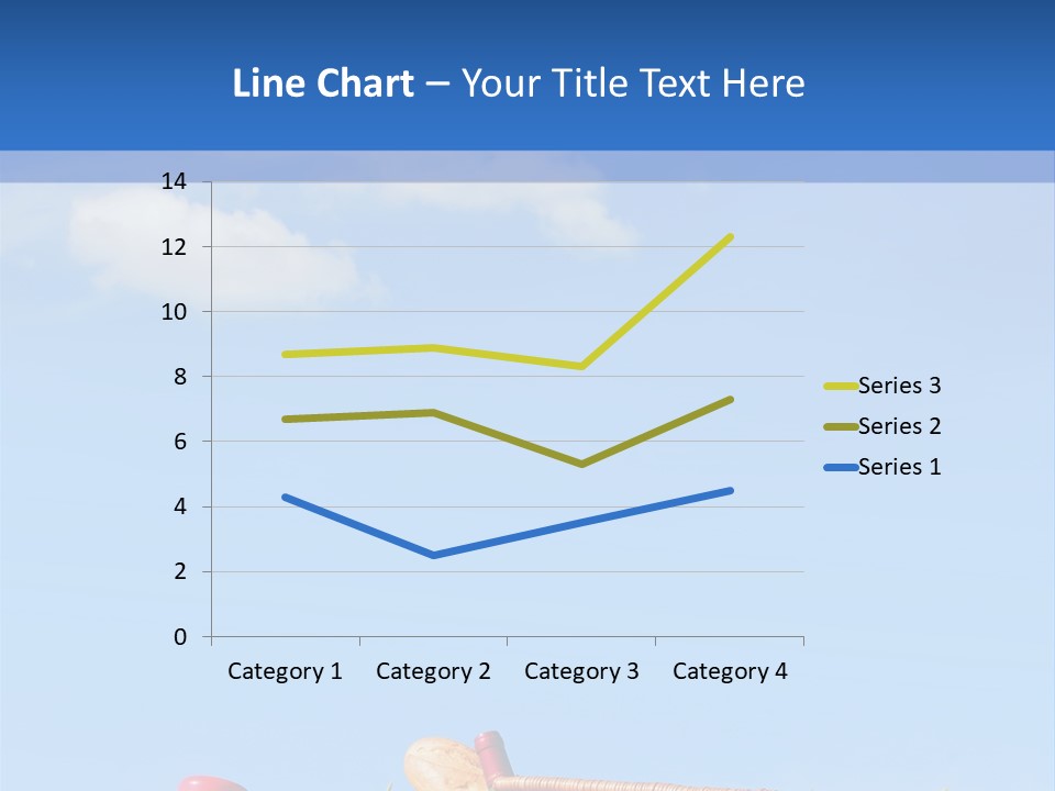 Picnic Basket And Wine PowerPoint Template