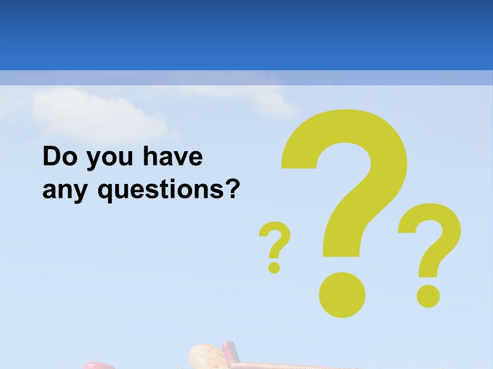 Picnic Basket And Wine PowerPoint Template