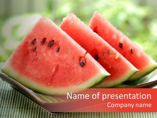 Watermelon PowerPoint Template