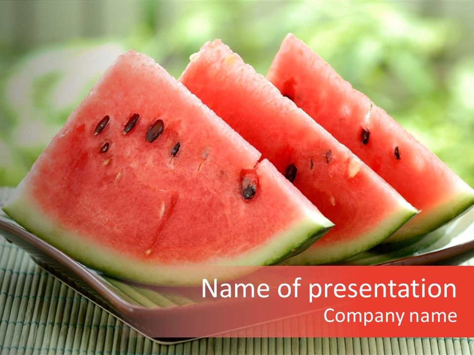 Watermelon PowerPoint Template