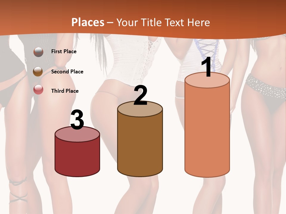 Girl Body Parts PowerPoint Template