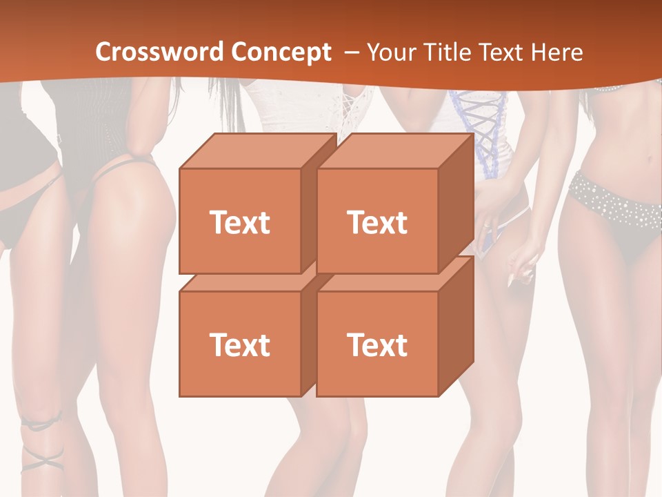 Girl Body Parts PowerPoint Template