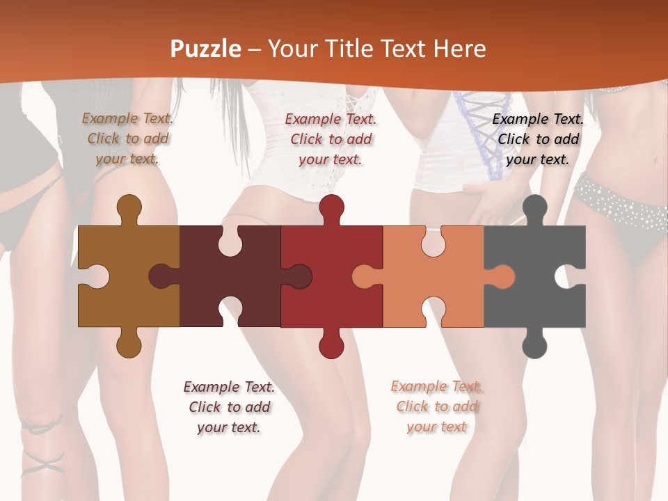 Girl Body Parts PowerPoint Template