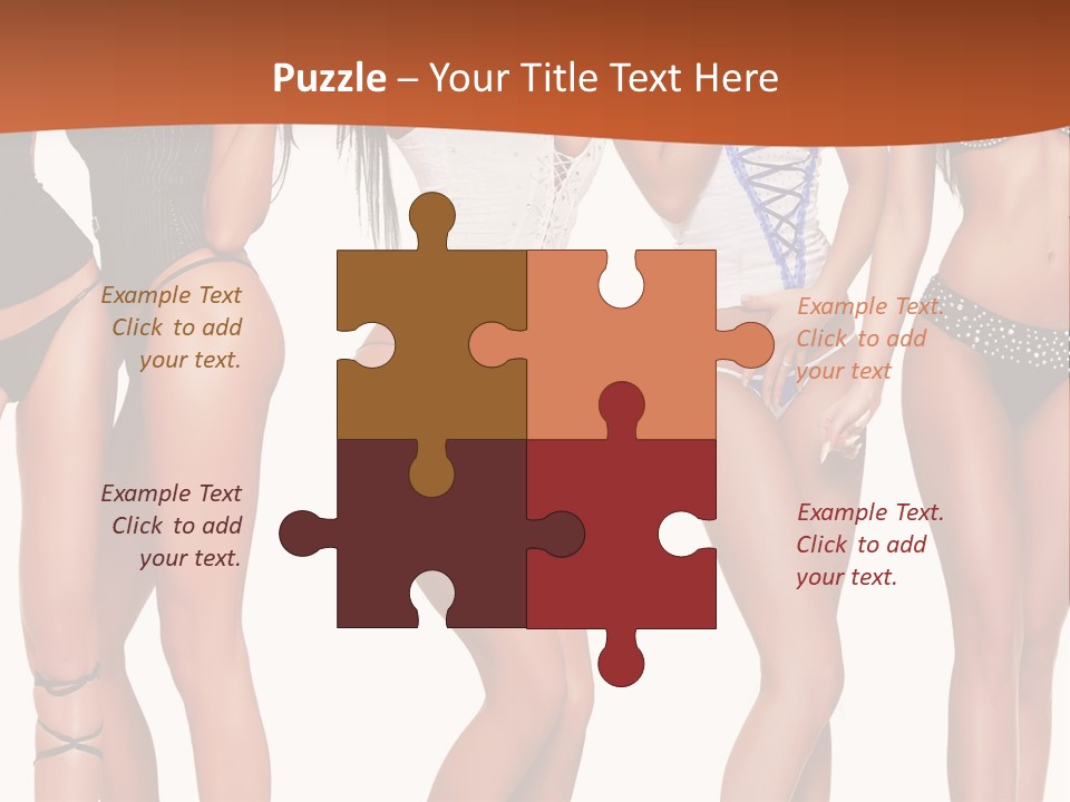 Girl Body Parts PowerPoint Template