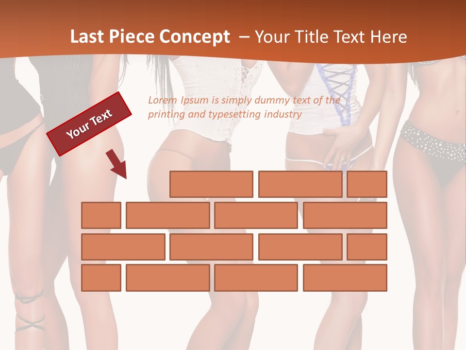 Girl Body Parts PowerPoint Template