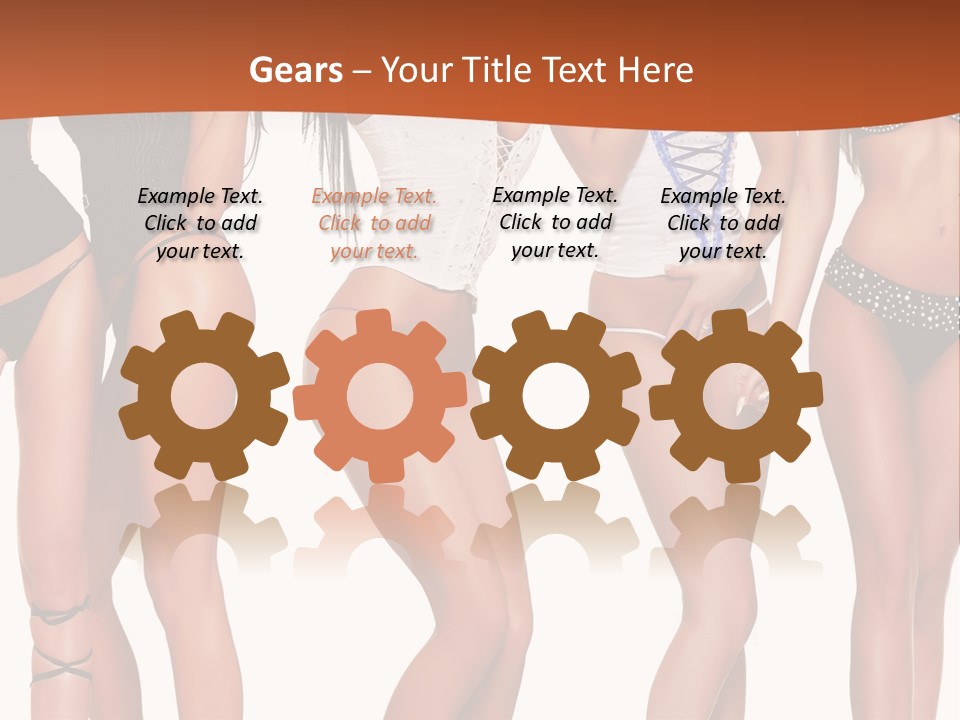 Girl Body Parts PowerPoint Template