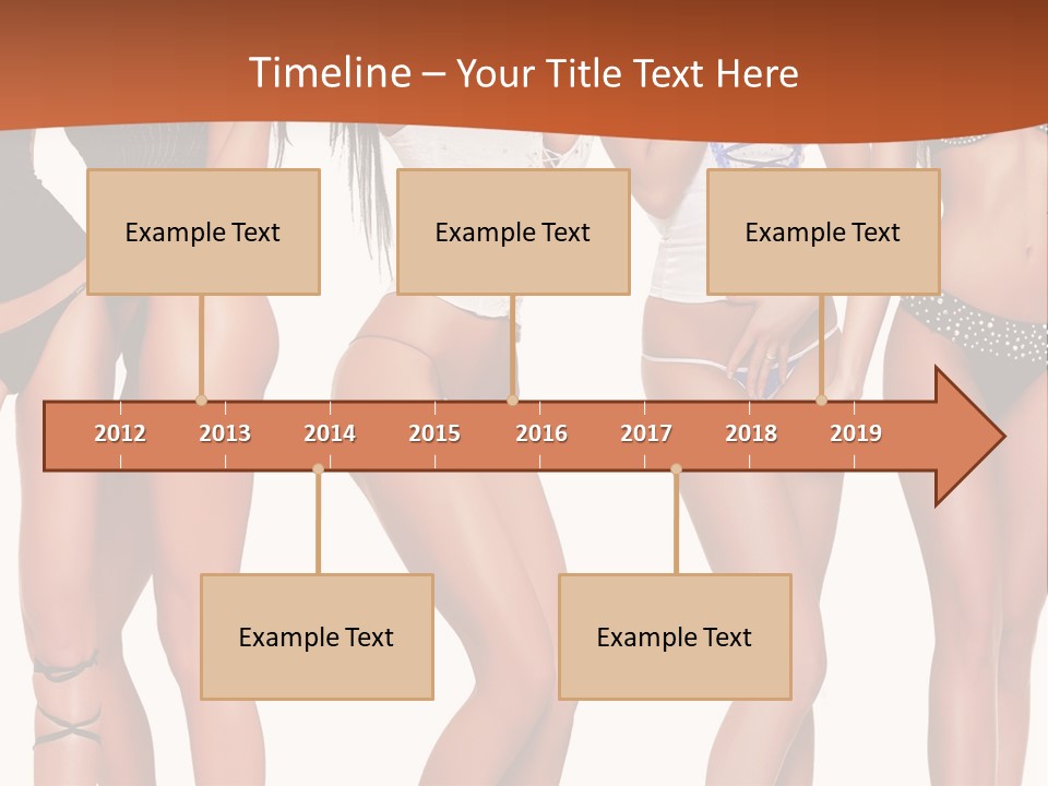 Girl Body Parts PowerPoint Template