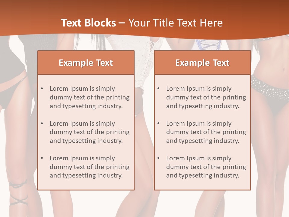 Girl Body Parts PowerPoint Template