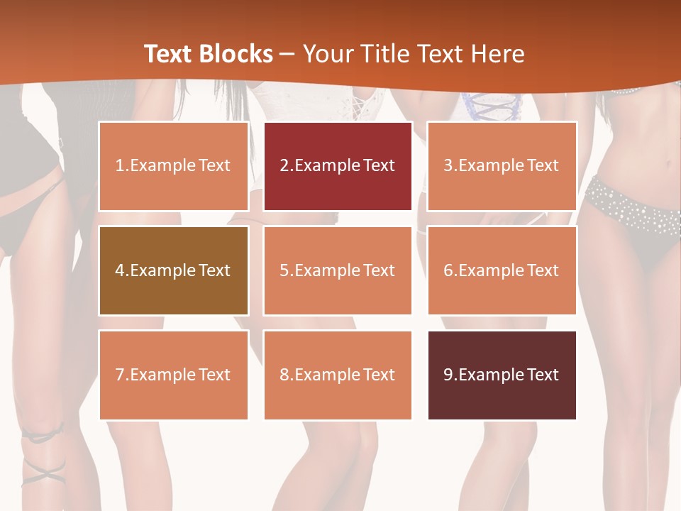 Girl Body Parts PowerPoint Template