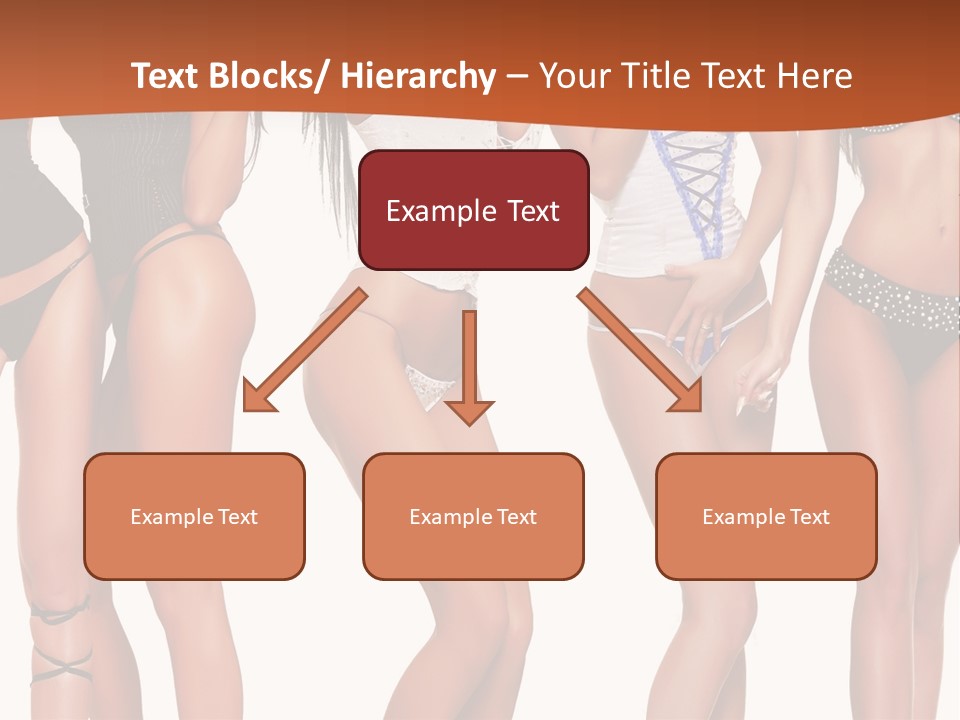 Girl Body Parts PowerPoint Template