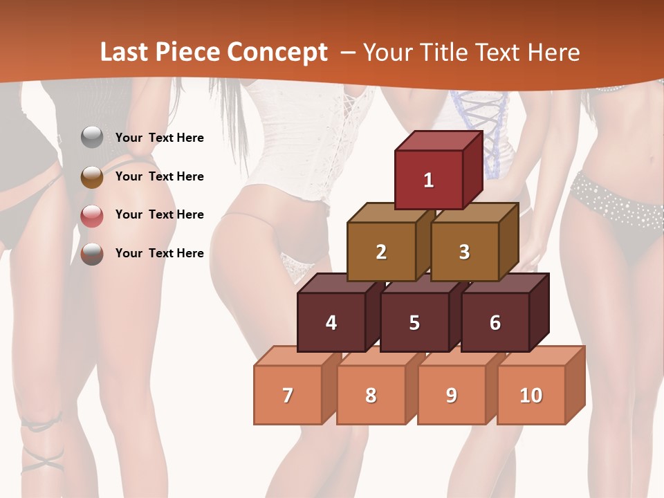 Girl Body Parts PowerPoint Template