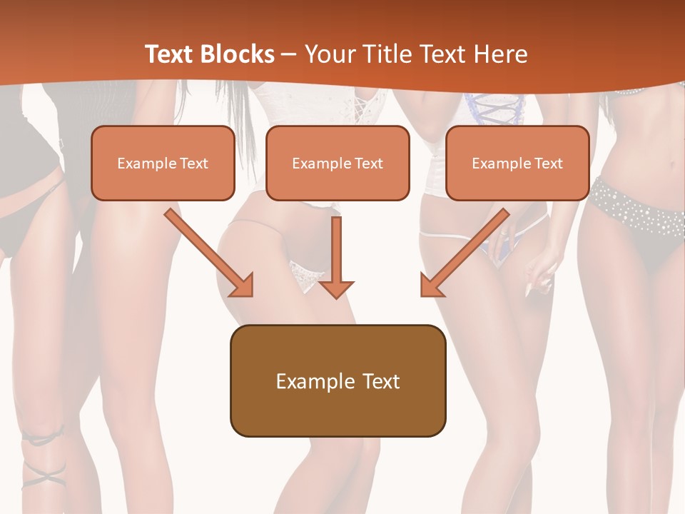 Girl Body Parts PowerPoint Template