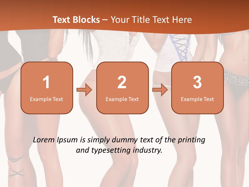 Girl Body Parts PowerPoint Template