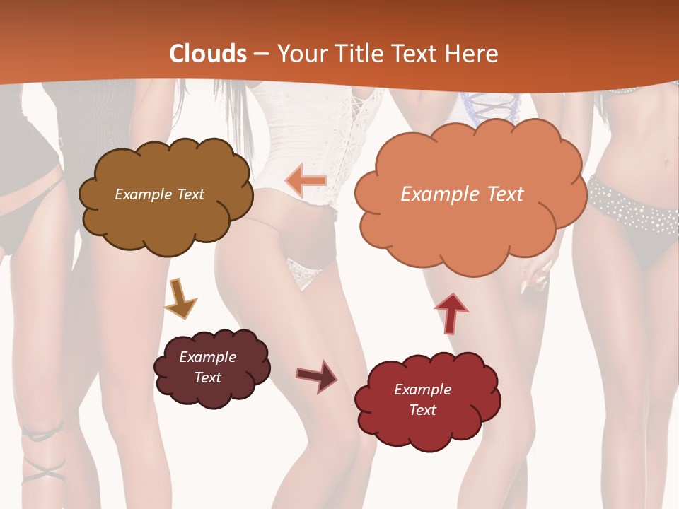 Girl Body Parts PowerPoint Template