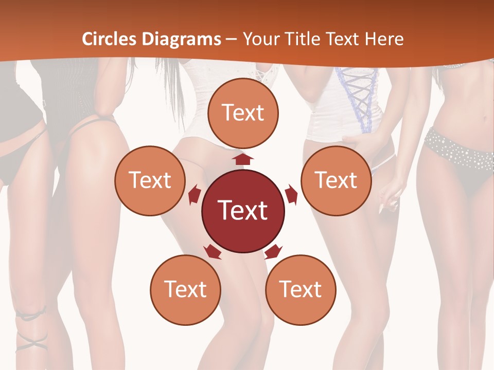 Girl Body Parts PowerPoint Template