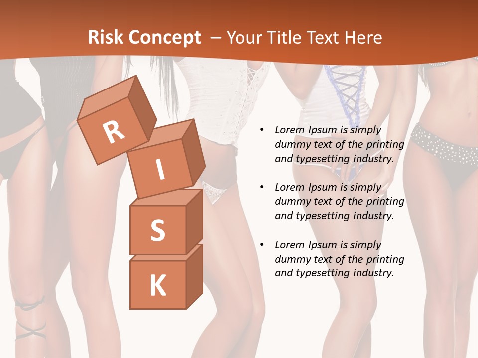 Girl Body Parts PowerPoint Template