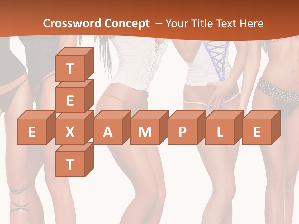 Girl Body Parts PowerPoint Template