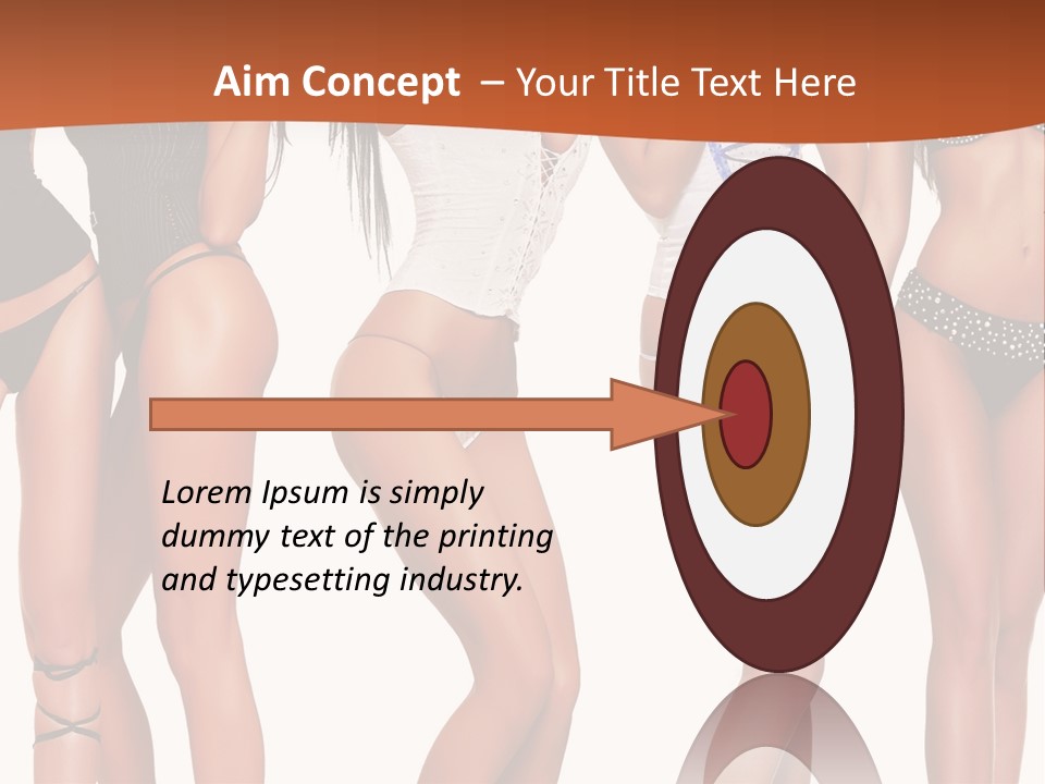 Girl Body Parts PowerPoint Template