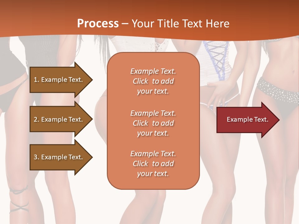 Girl Body Parts PowerPoint Template