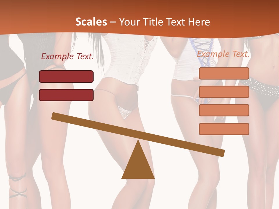 Girl Body Parts PowerPoint Template