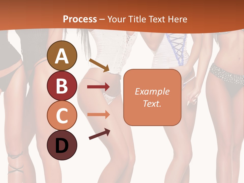 Girl Body Parts PowerPoint Template