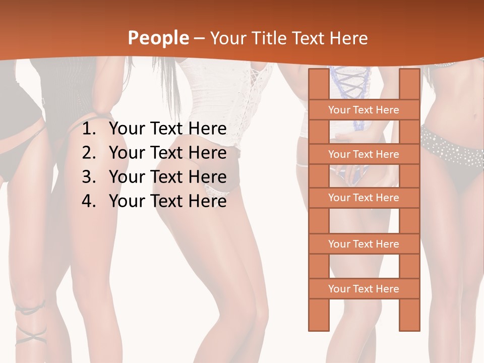 Girl Body Parts PowerPoint Template