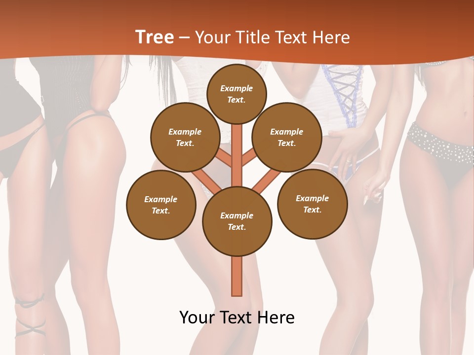 Girl Body Parts PowerPoint Template