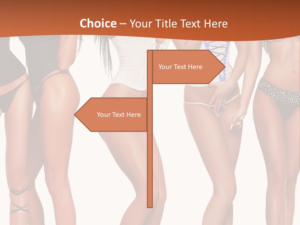 Girl Body Parts PowerPoint Template